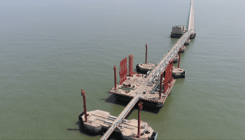 北部湾港钦州30万吨级油码头竣工 北部湾港钦州30万吨级油码头竣工