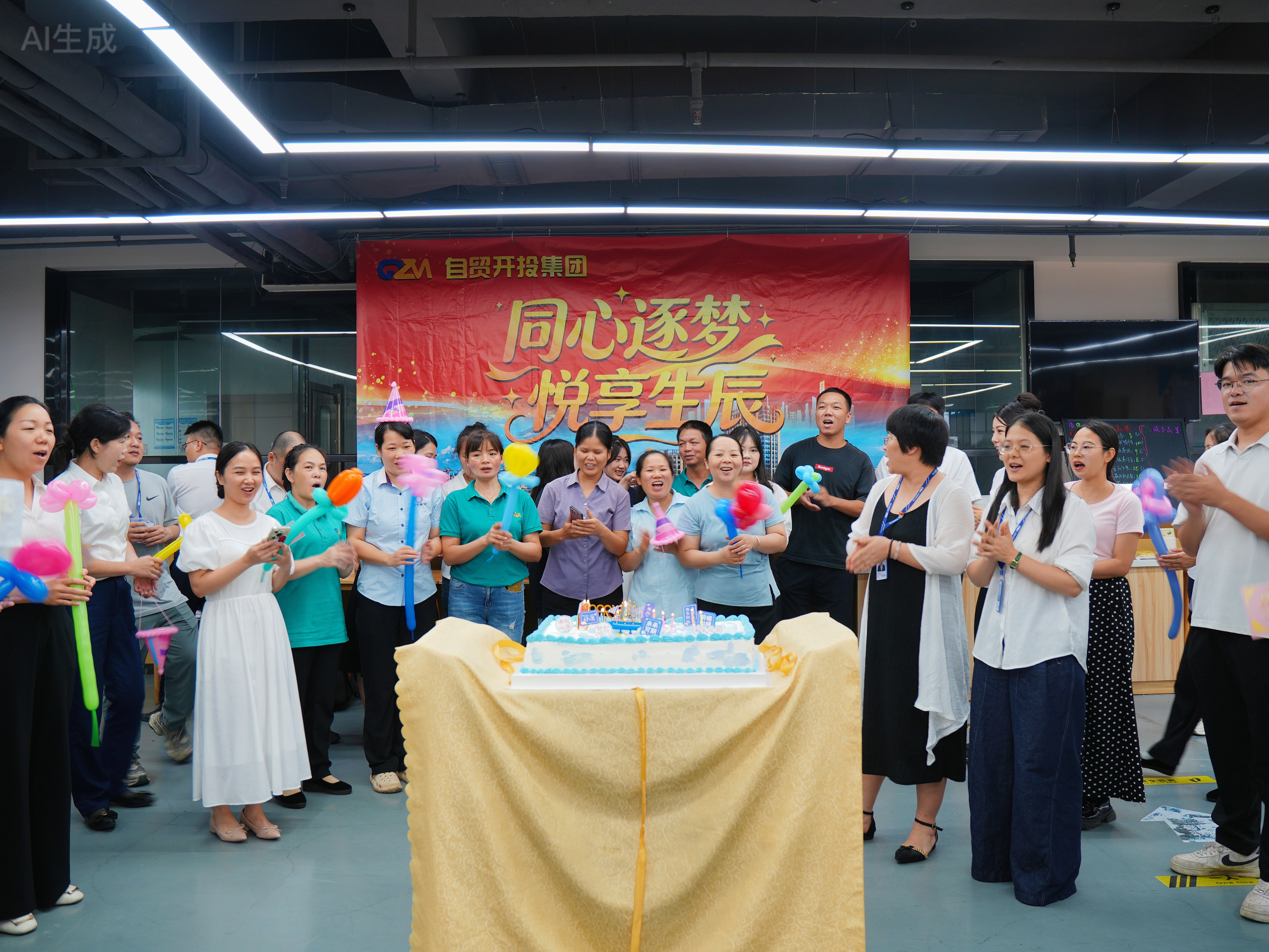 同心逐梦 悦享生辰 | 自贸开投集团2026上半年员工生日会